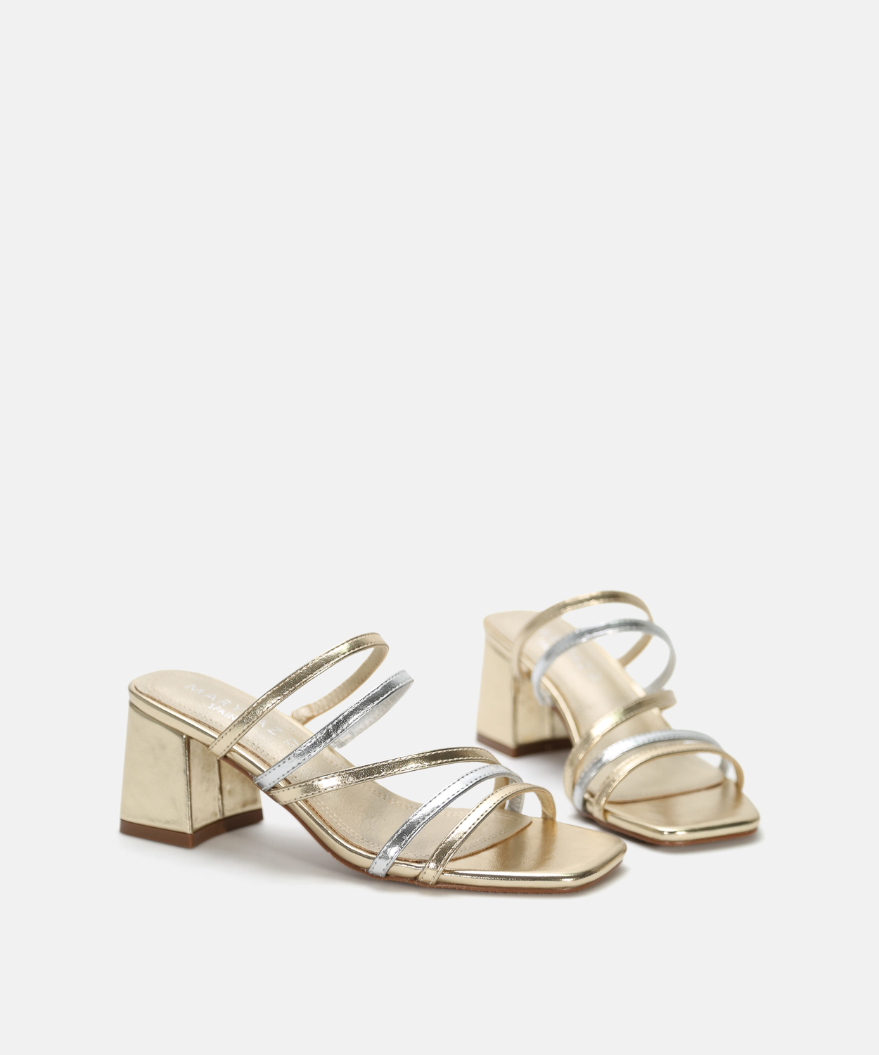 Sandalia tac&oacute;n tiras image number null